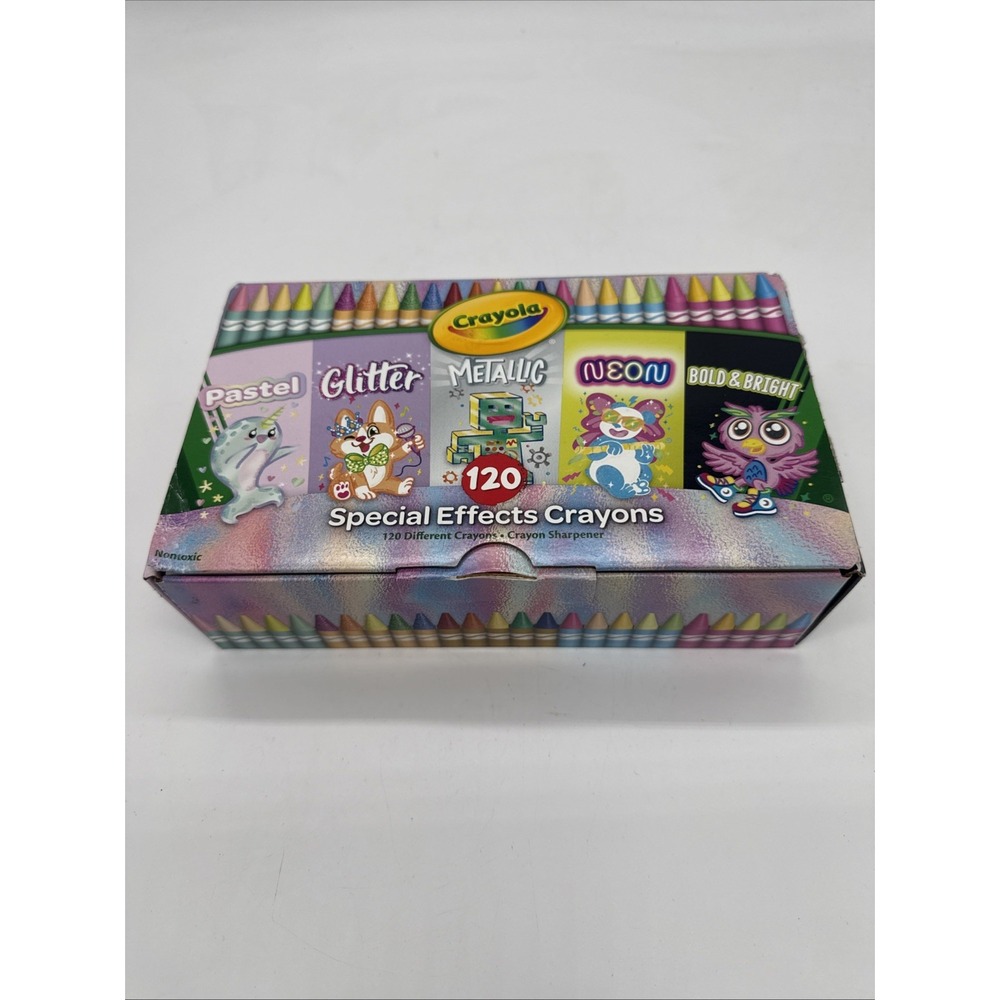 CRAYOLA SPECIAL EFFECTS COLOR BRAND GREAT FOR KIDS GIFTS & FUN! 120 Count